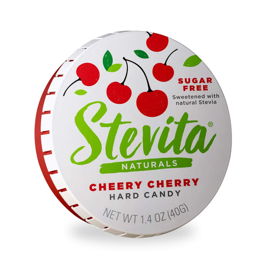 Cheery Cherry KETO Candy - Stevita Naturals SteviaSweet- Sugar Free, Hard Candies Naturally: Sweet Flavors & Colors