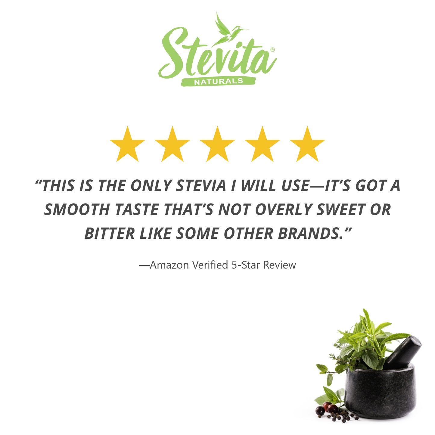 Organic Stevita Drops - Clear Liquid Regular 1.35
