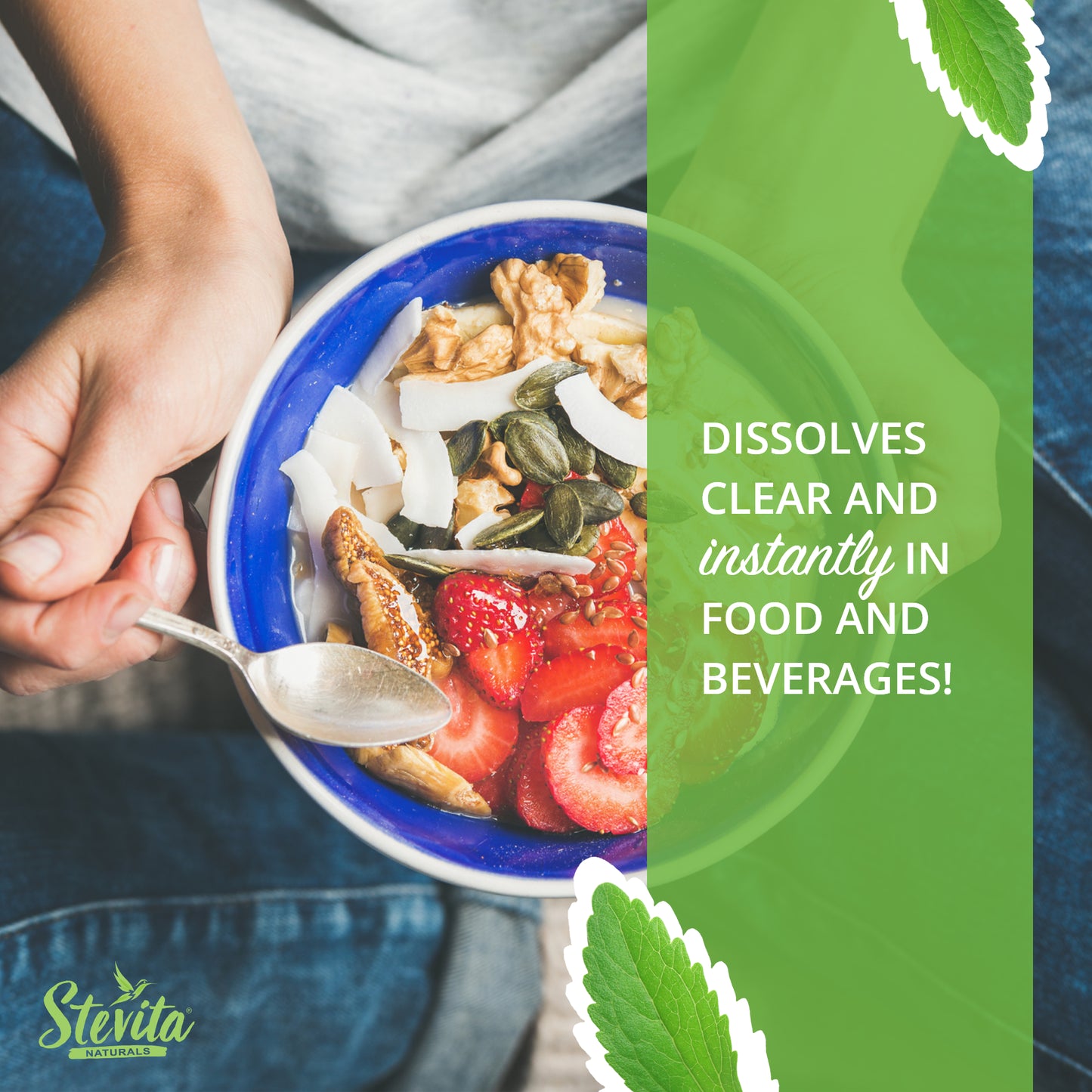 Organic Stevita Drops - Clear Liquid Regular 1.35