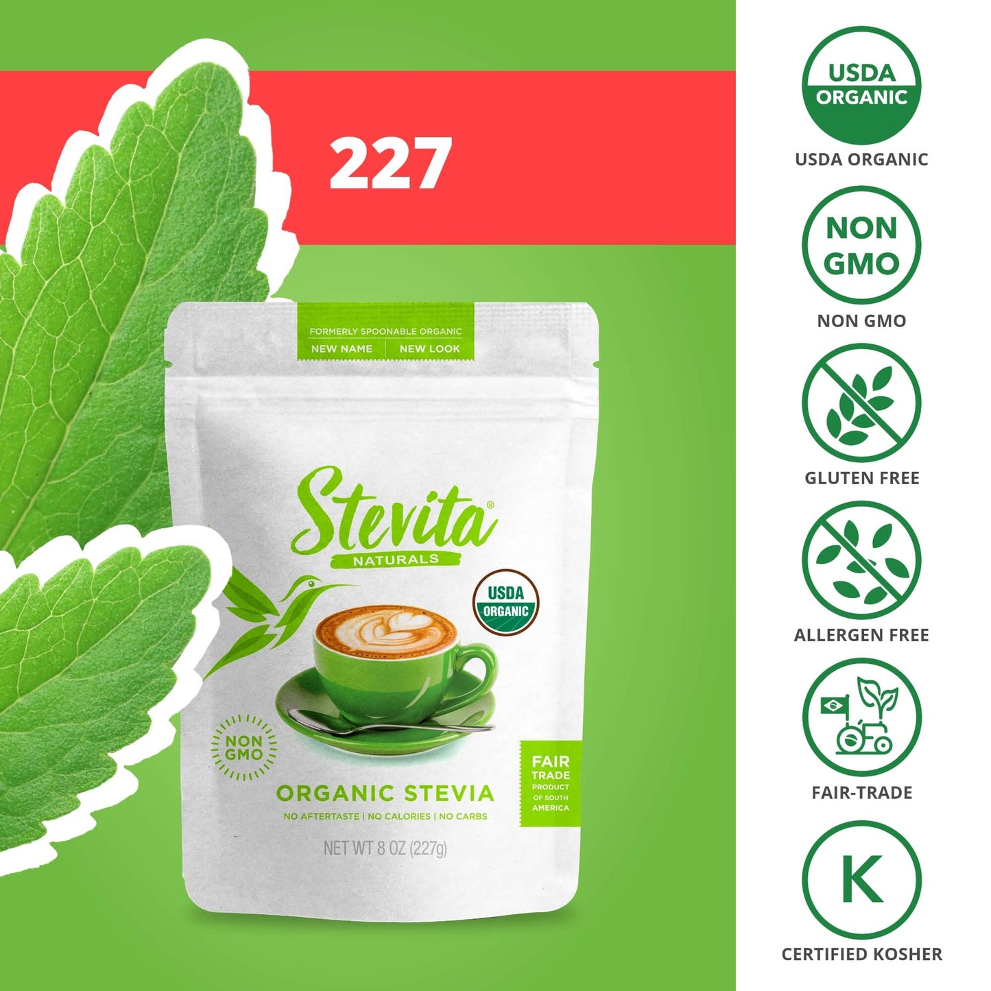 Stevita Organic Spoonable Pouch