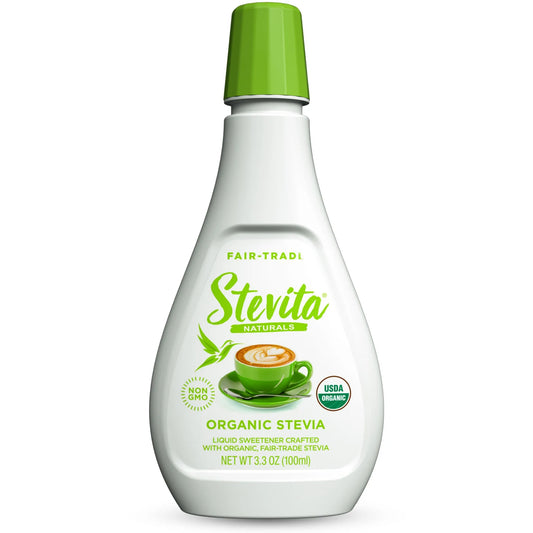 Organic Stevita Drops - Clear Liquid Large 3.3