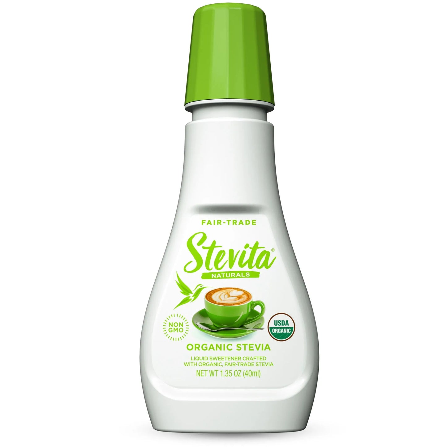 Organic Stevita Drops - Clear Liquid Regular 1.35