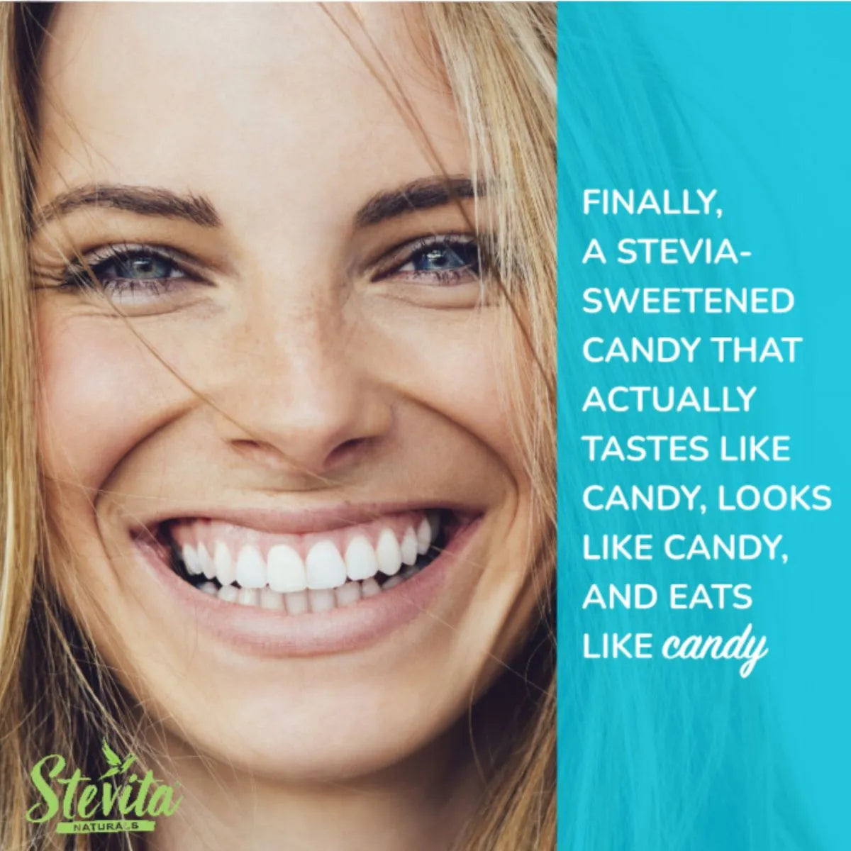 Satisfied customer sharing their positive experience with sugar-free hard candies, highlighting taste and health benefits.