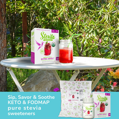 Extra Sweet Organic Stevita Pure Stevia (Simply Stevia) - Bulk 500ct Packets