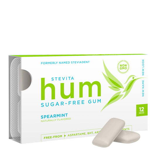 1-Peppermint Gum Sleeve, Sugar-Free Naturally Sweetened