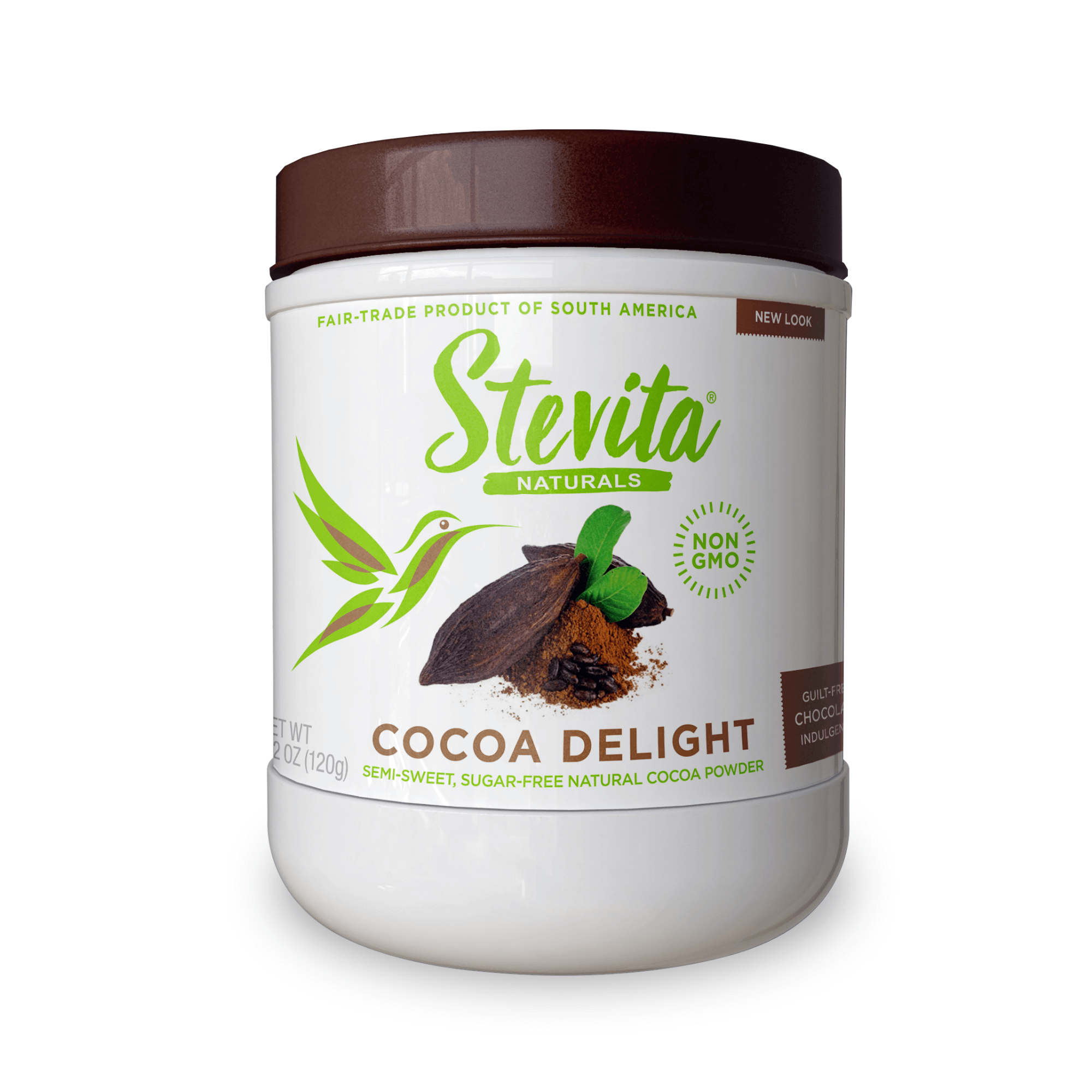 Cocoa Delight Jar - Sugar Free, Semi Sweet Cocoa Powder – Stevita Naturals