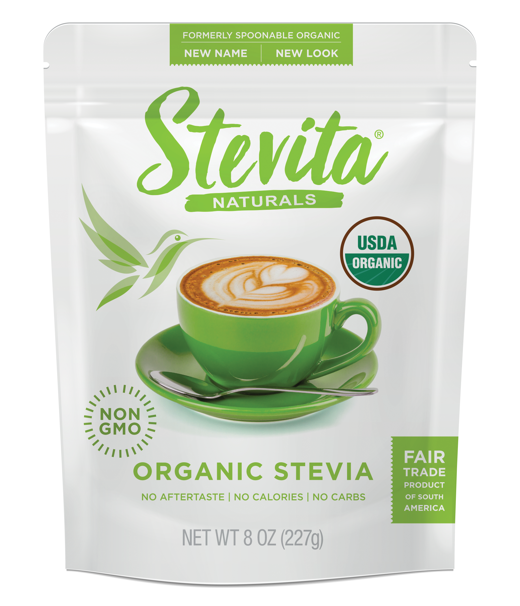 1-Organic Stevia Blend Pouch, Sugar-Free Naturally Sweetened