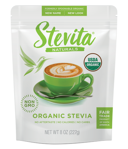 1-Organic Stevia Blend Pouch, Sugar-Free Naturally Sweetened