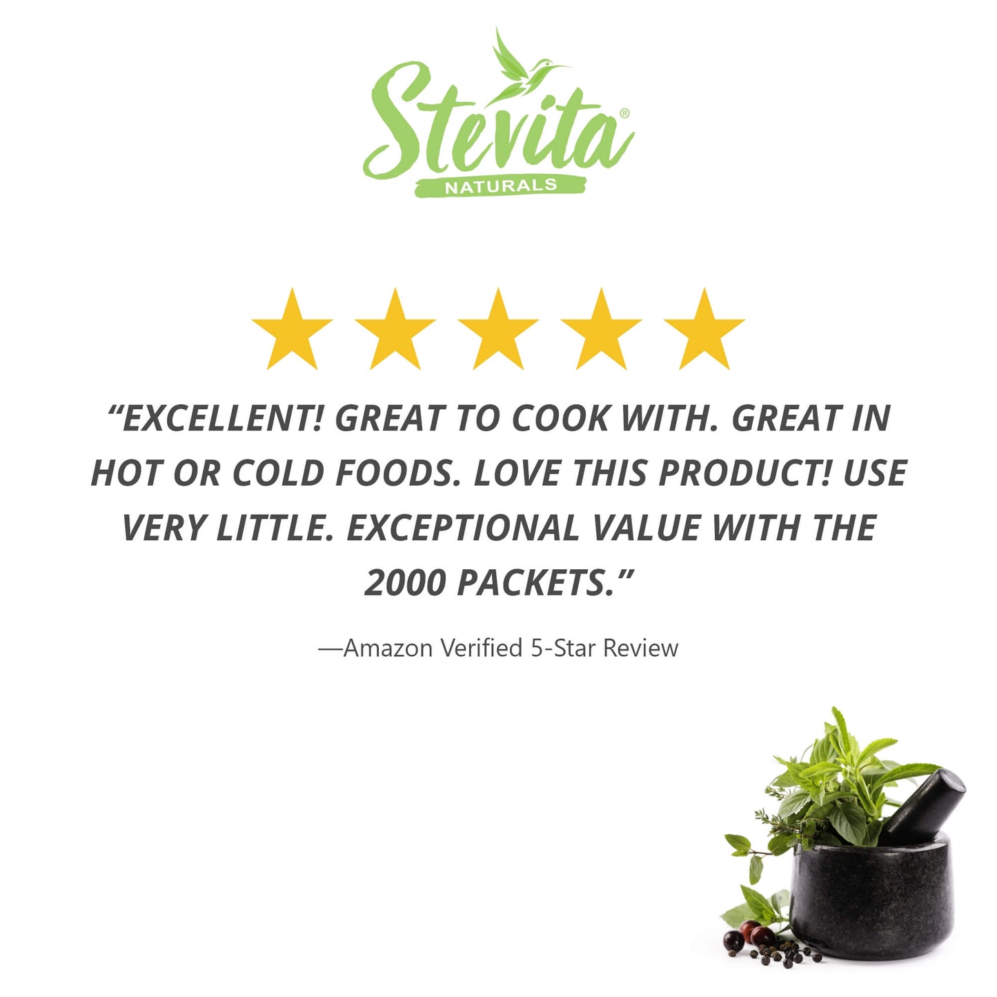 Stevita Organic Spoonable - 2000 Packets