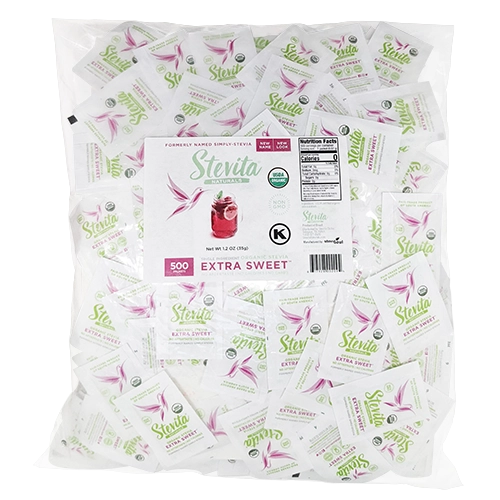 extra sweet pure stevia 500 packets